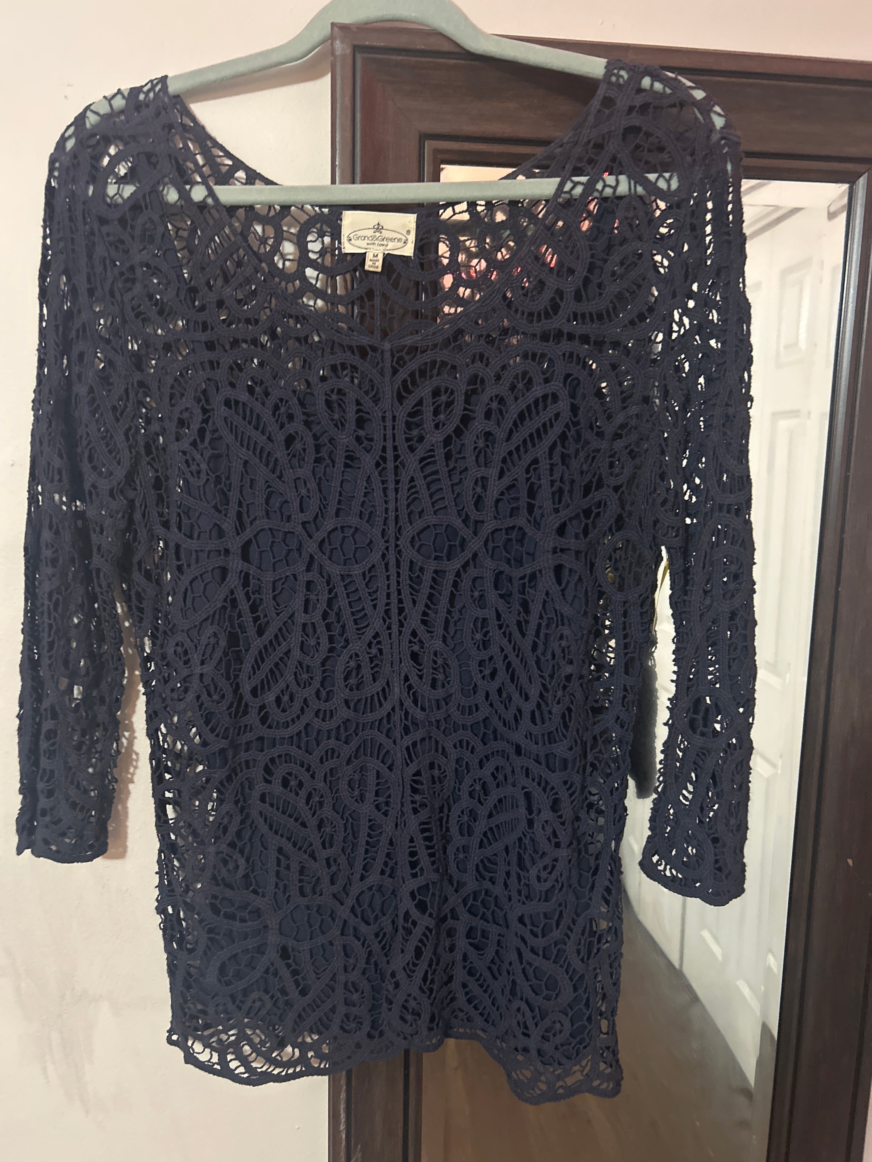 Grand & Greene Lace Top MEDIUM