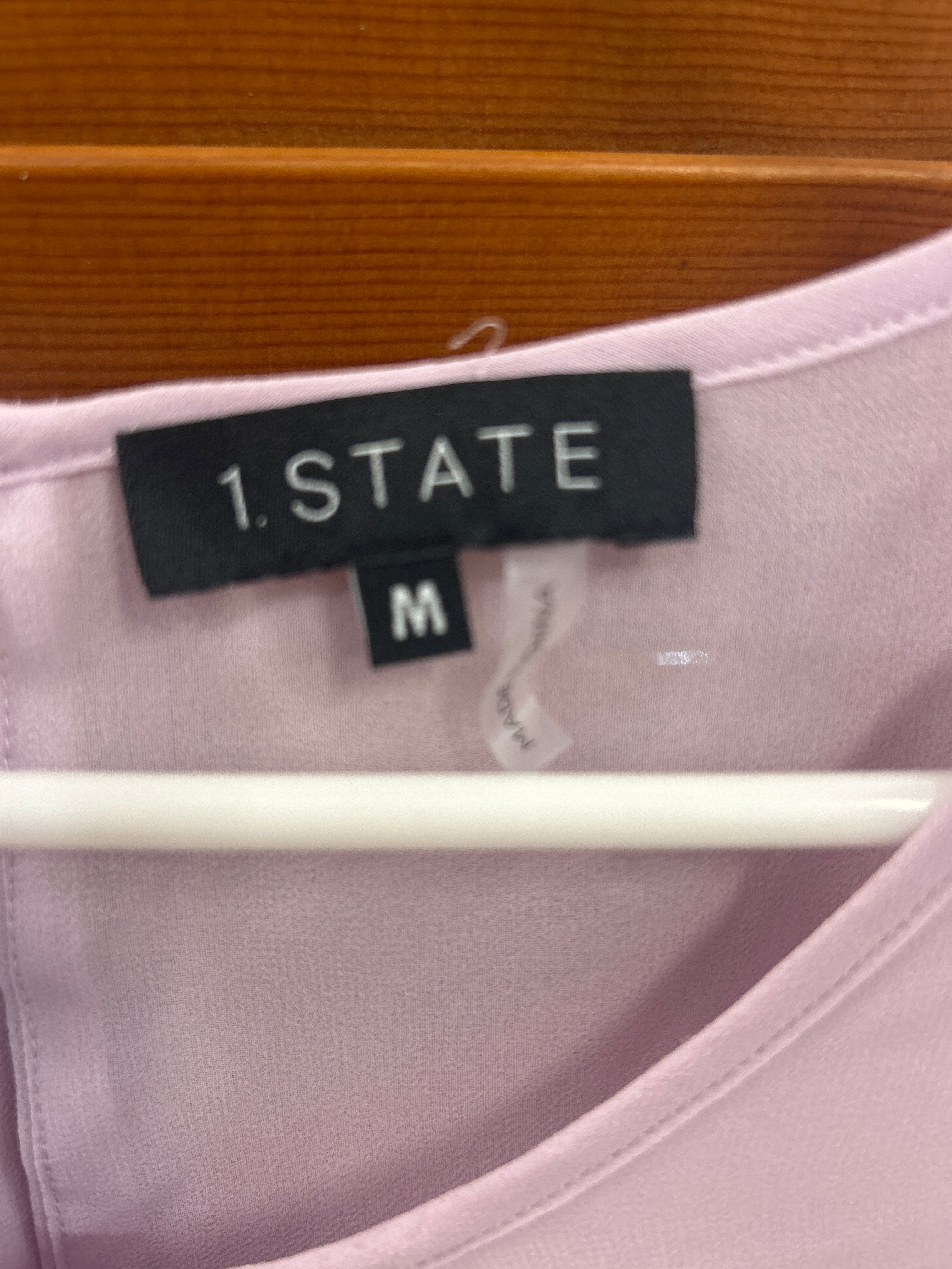 1.STATE light purple blouse MEDIUM