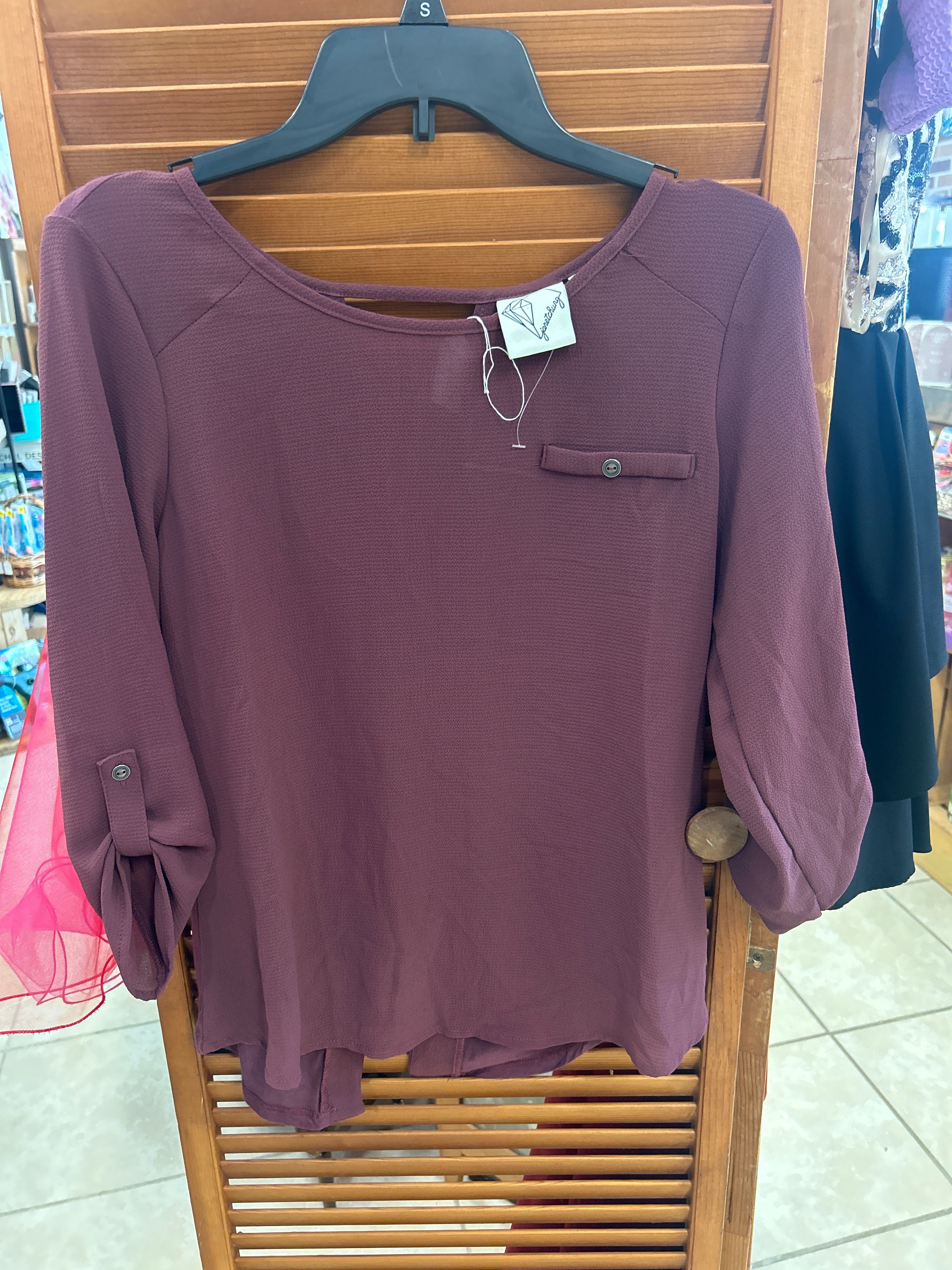 Janet Chung long-sleeve blouse Small