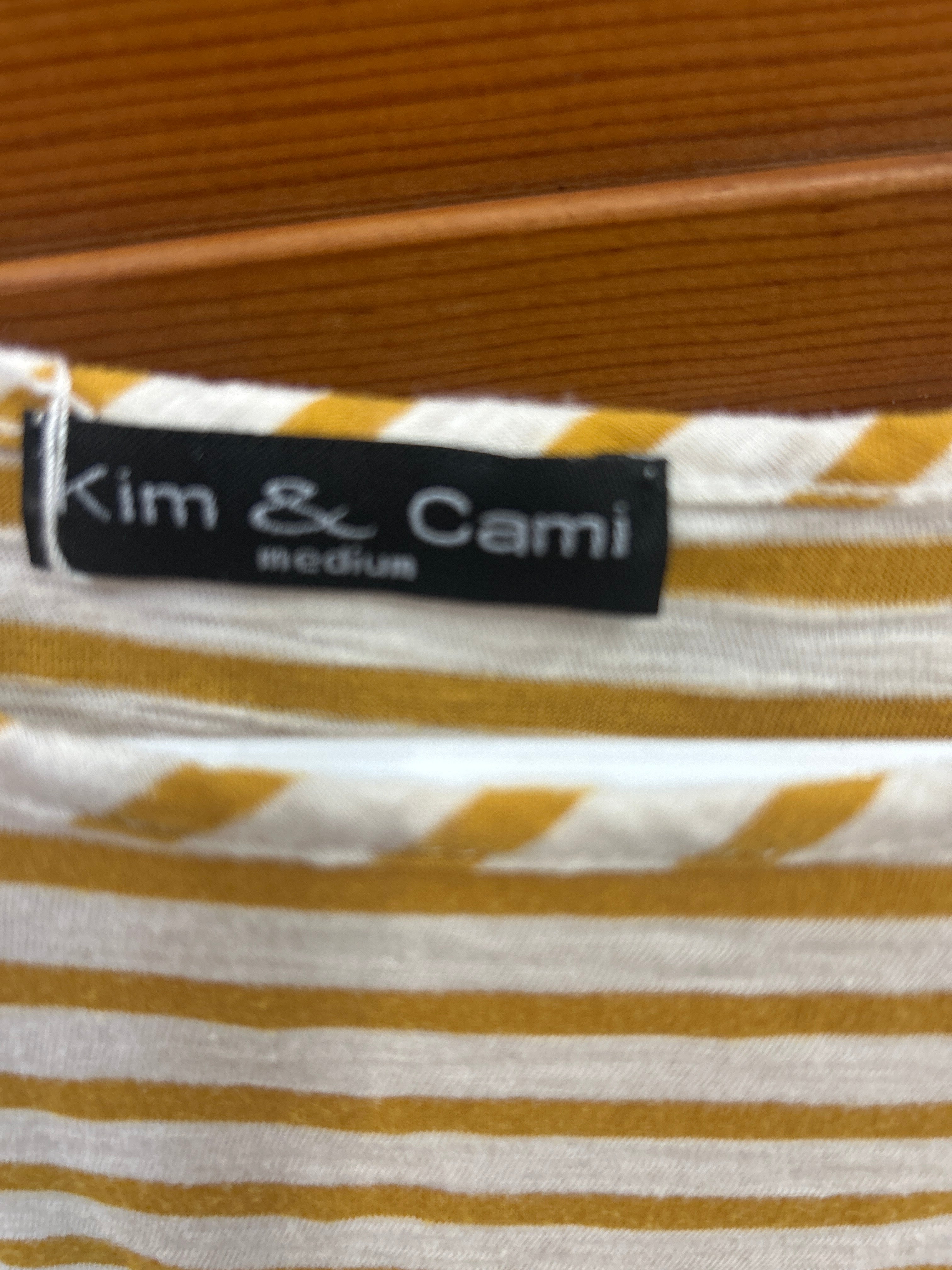 Kim & Cami striped t-shirt MEDIUM