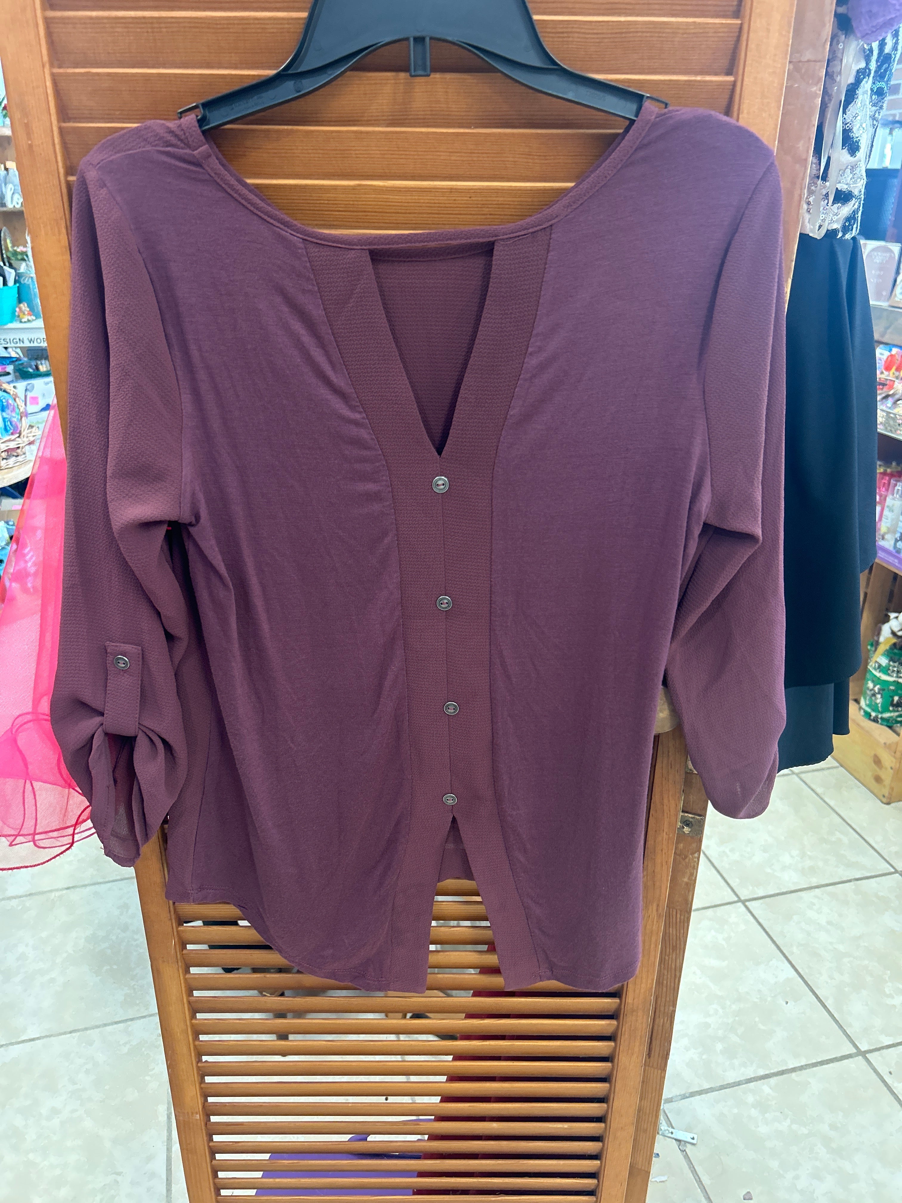 Janet Chung long-sleeve blouse Small