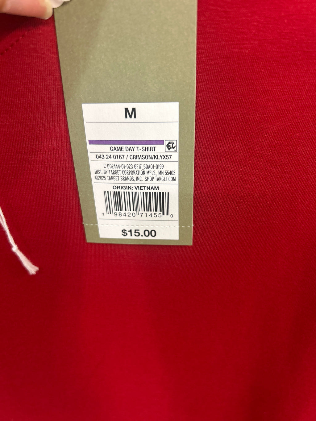 Goodfellow & Co crimson Crewneck T-shirt NEW MEDIUM