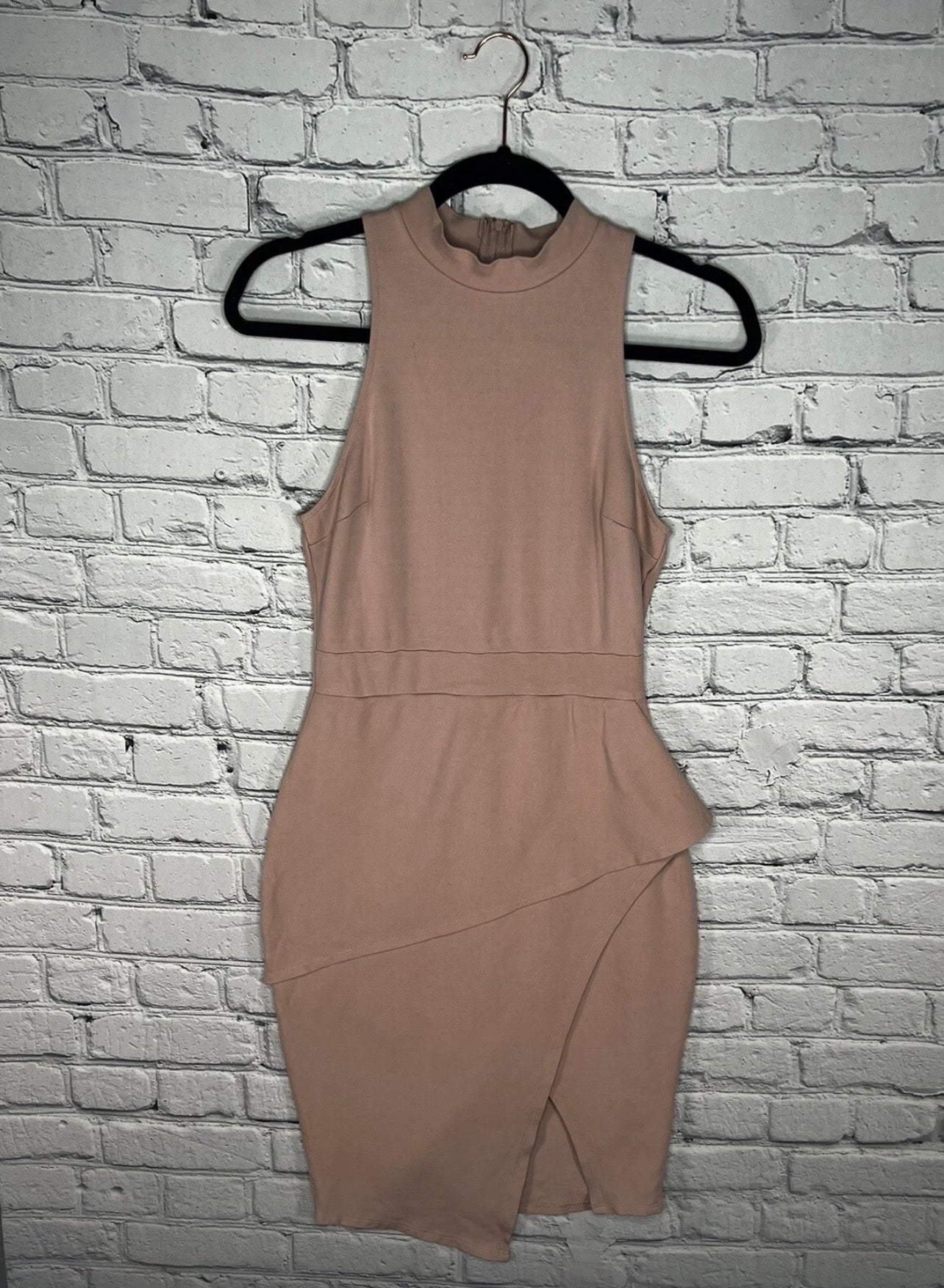 ReLoved charlotte russe women's pink asymmetrical dress size S