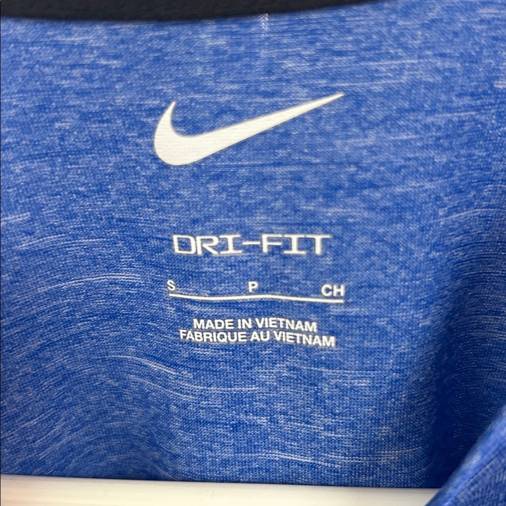 Nike Heathered Blue Sports Tee Size Small